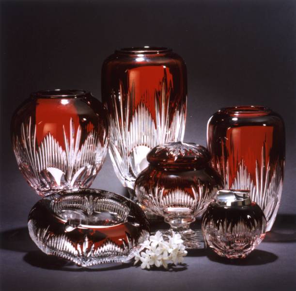 Vasen, Schalen und Feuerzeug Domrubin 