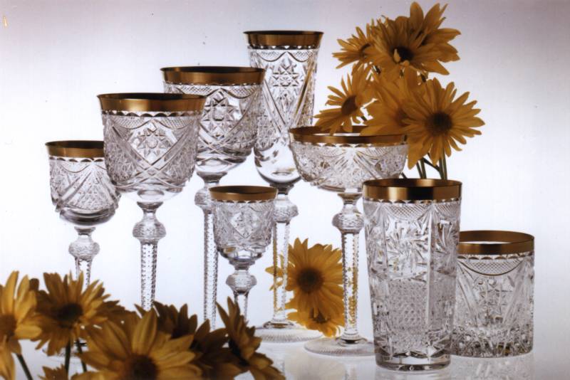 Trinkglasserie Seneca Gold