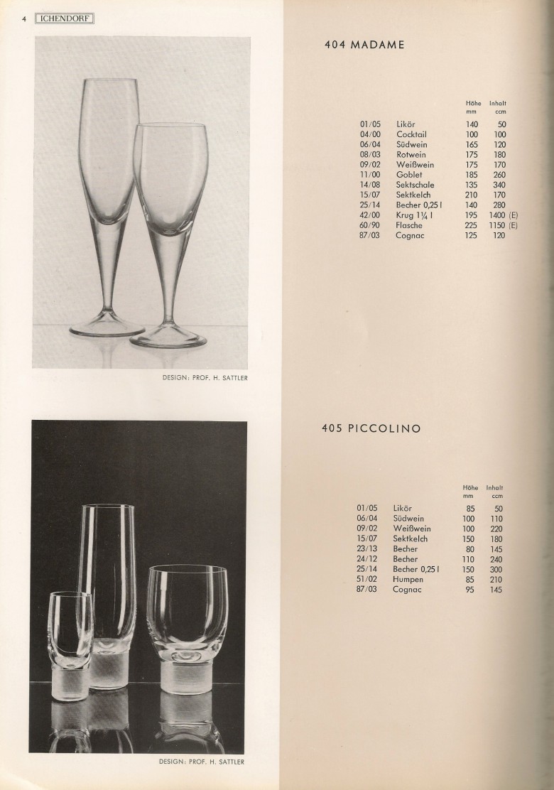Katalog 1973, Seite 4, Madame, Piccolino