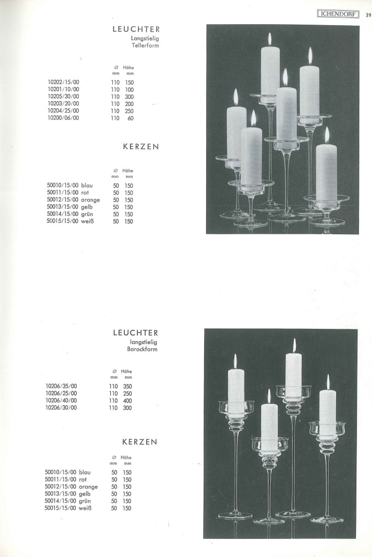 Katalog 1973, Seite 39, Leuchter