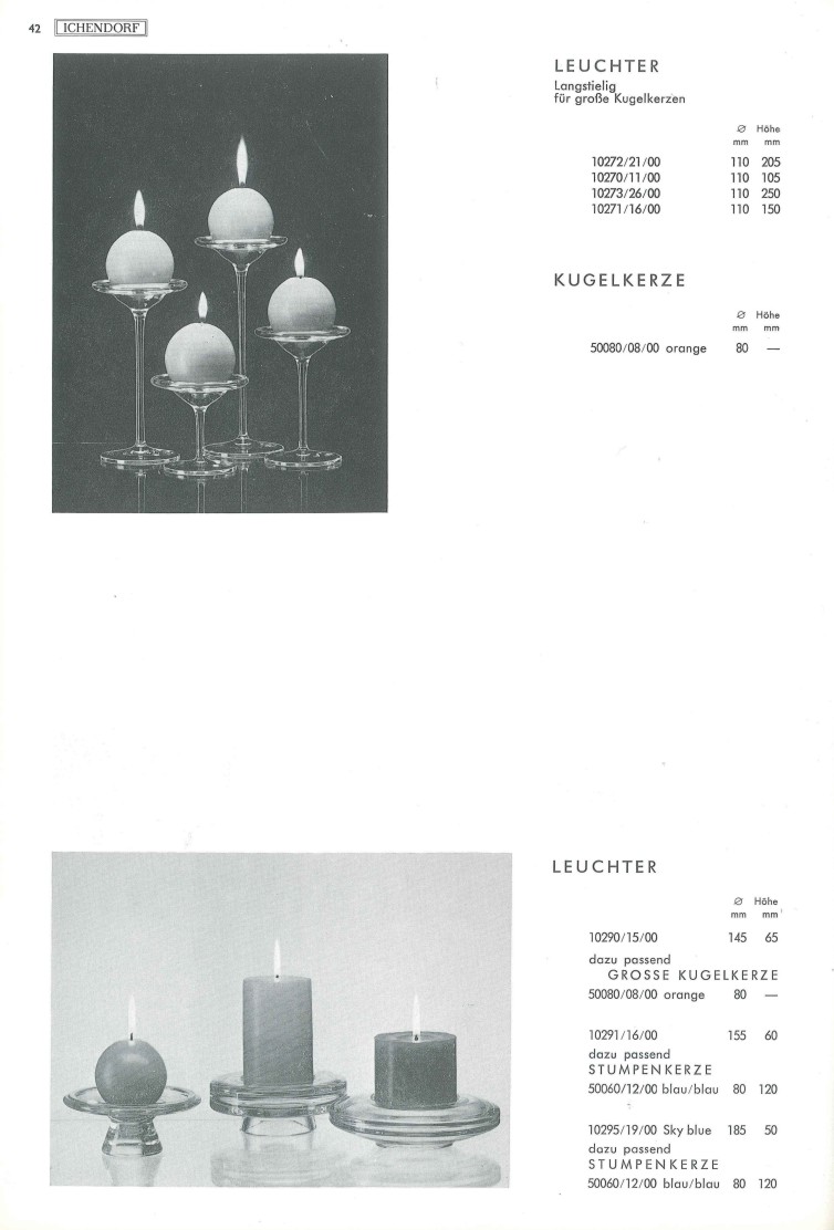 Katalog 1973, Seite 42, Leuchter