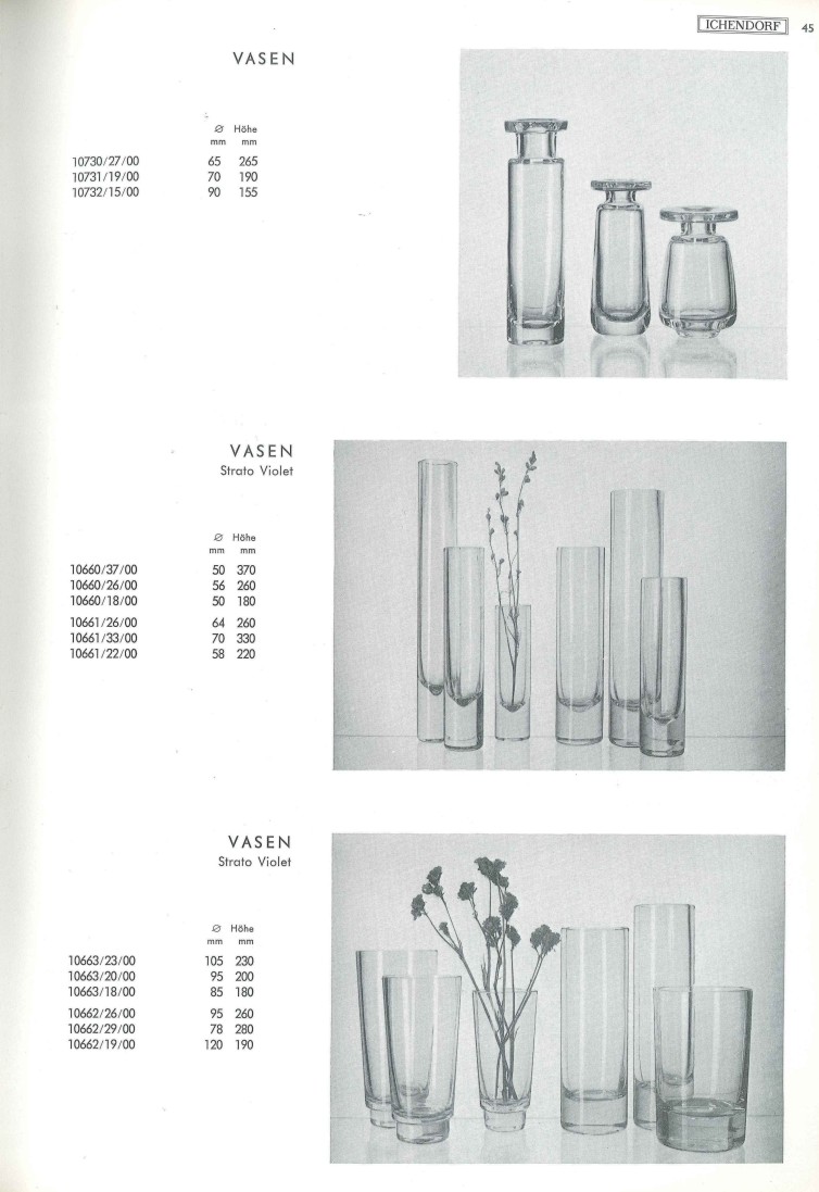 Katalog 1973, Seite 45, Vasen