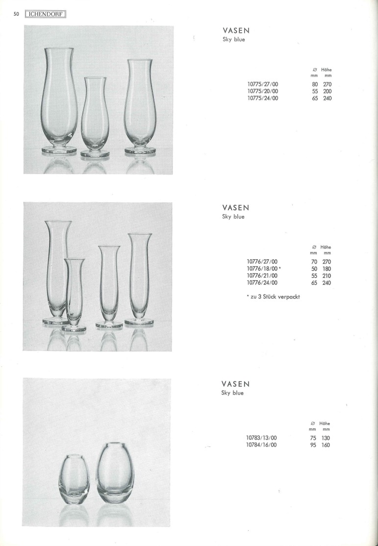 Katalog 1973, Seite 50, Vasen