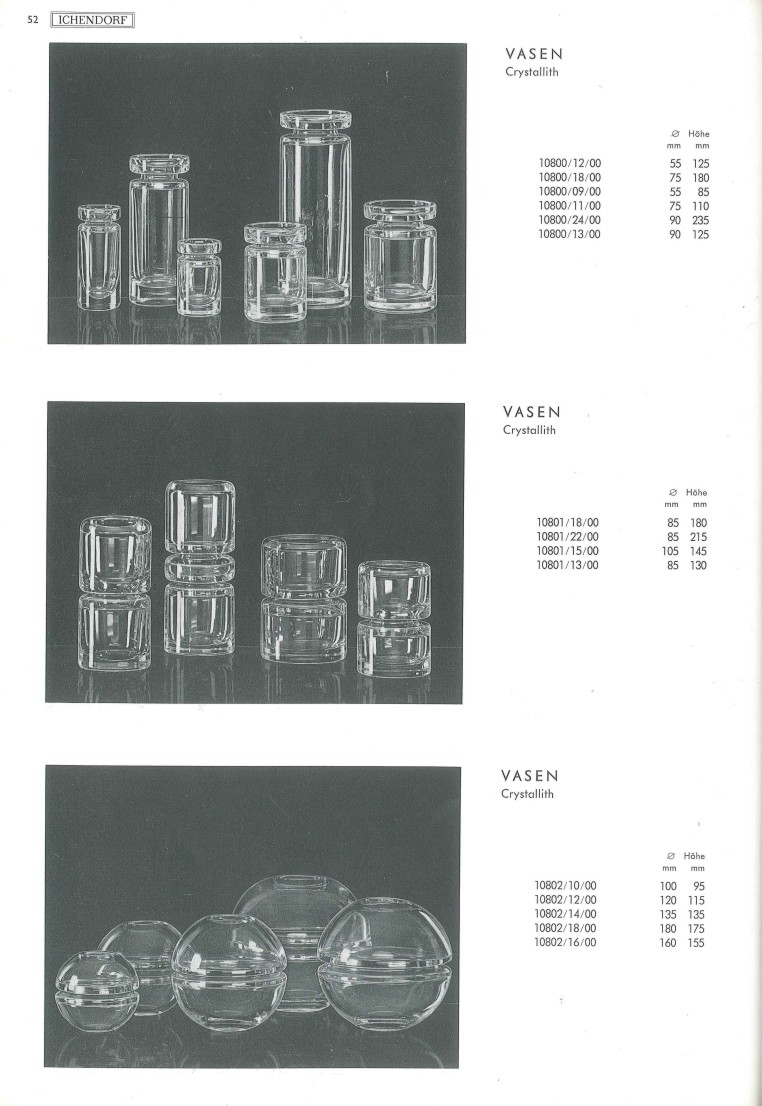 Katalog 1973, Seite 52, Vasen
