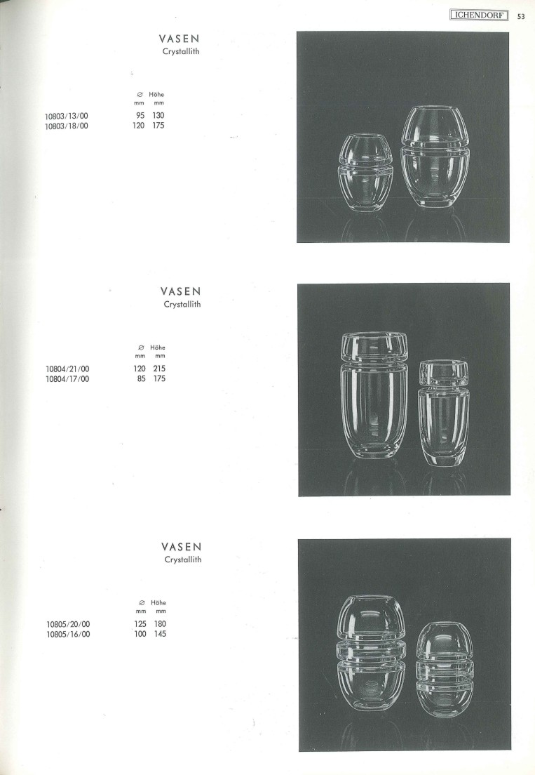 Katalog 1973, Seite 53, Vasen