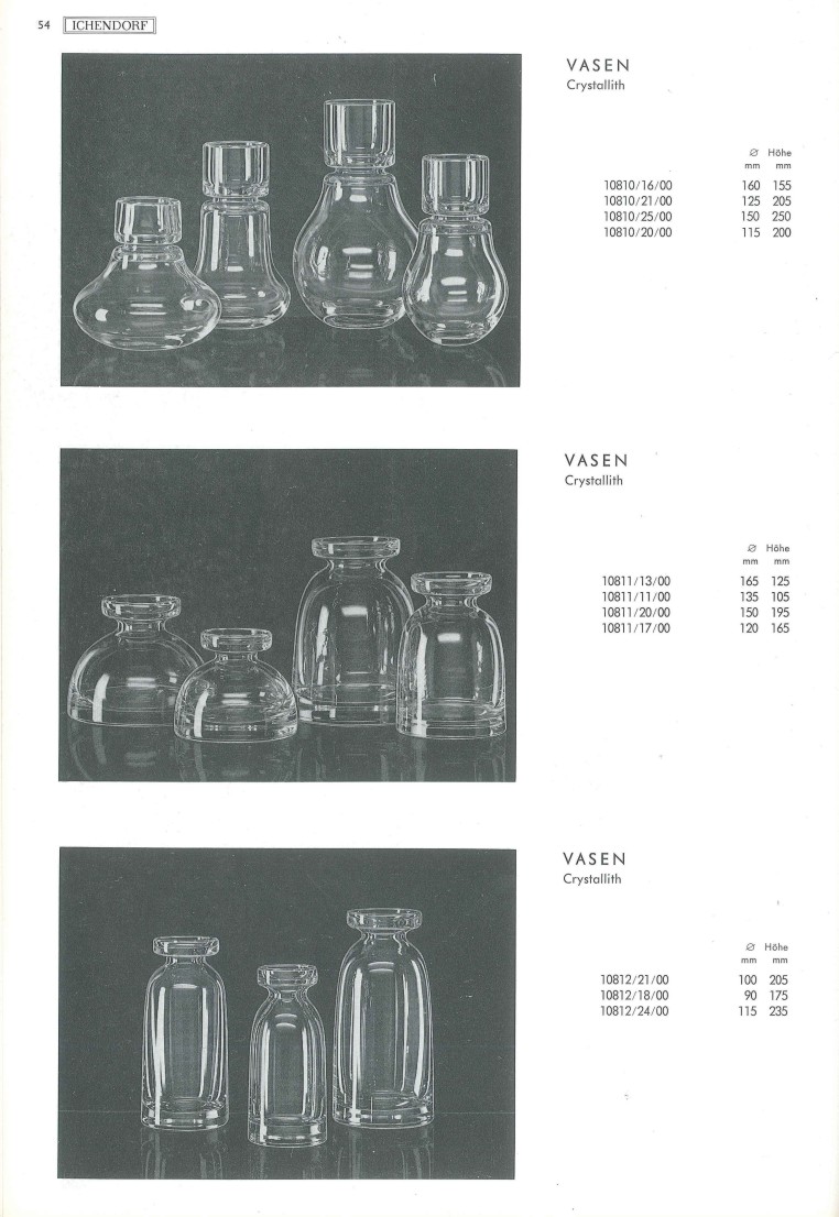 Katalog 1973, Seite 54, Vasen