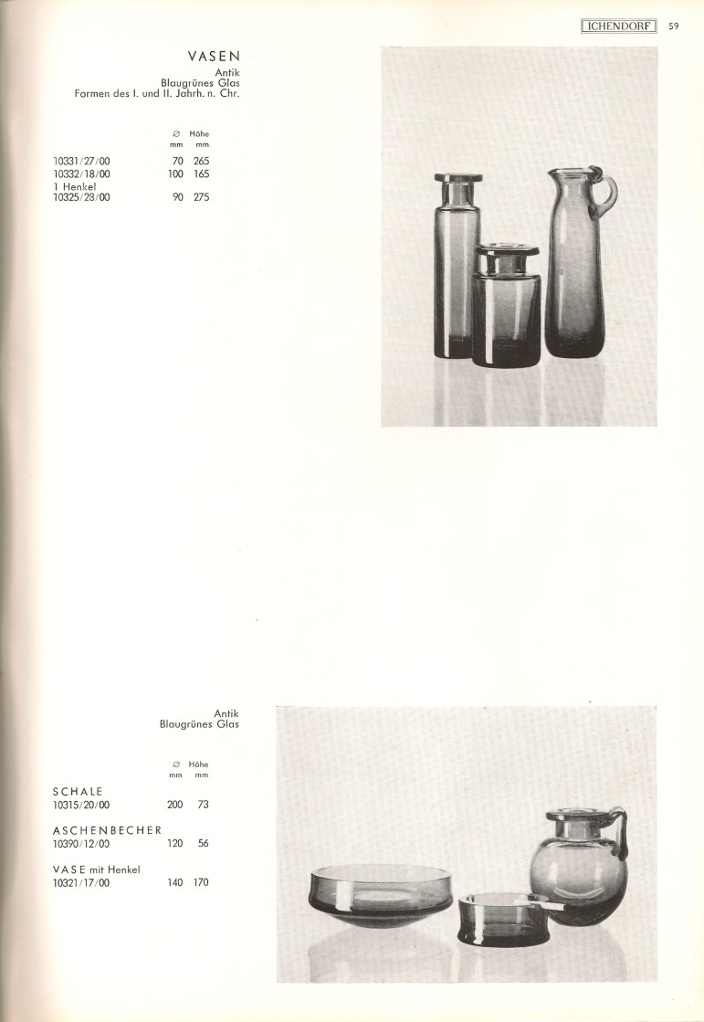 Katalog 1973, Seite 59, Vasen
