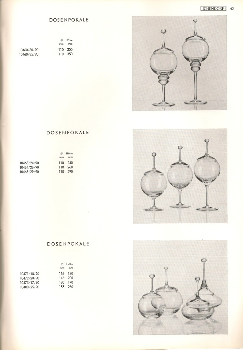 Katalog 1973, Seite 63, Dosenpokale